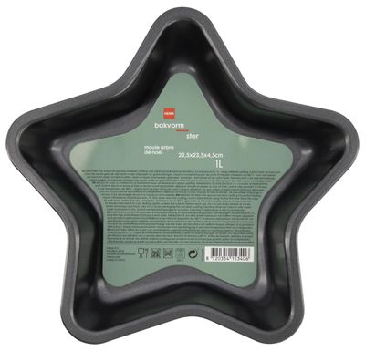 HEMA Bakvorm 1L Ster (multicolor)