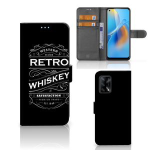 OPPO A74 4G Book Cover Whiskey