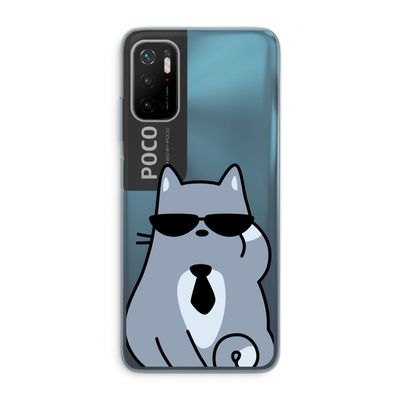 Cool cat: Xiaomi Poco M3 Pro 5G Transparant Hoesje