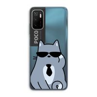 Cool cat: Xiaomi Poco M3 Pro 5G Transparant Hoesje