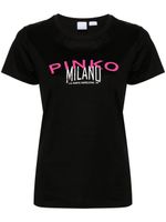 PINKO t-shirt en coton à logo imprimé - Noir - thumbnail