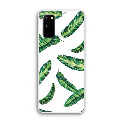 Lange bladeren: Samsung Galaxy S20 Transparant Hoesje