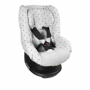 Dooky Cover seat cover autostoelhoes groep 1 light grey crowns Maat