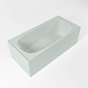 Vrijstaand bad Mondiaz Freeze | 180x85 cm | Solid surface | Ovaal | Greey