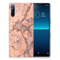 Sony Xperia L4 | TPU | Siliconen hoesje | Marmer Oranje
