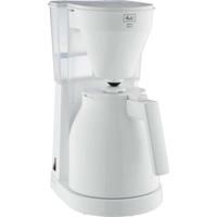ABSAAR 1023-05 - Caffettiera - Thermo-pot con comando a una mano, serbatoio dell'acqua trasparente -Bianco