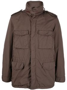 ASPESI manteau cargo à capuche - Marron