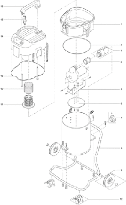 Dichting motorkop adapterring - 41413