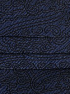 ETRO ceinture de smoking en soie à motif cachemire - Bleu