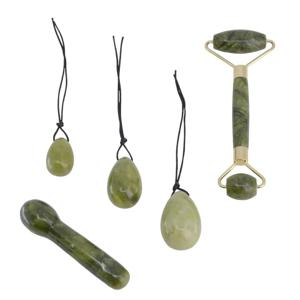 Groene Jade Massage Set voor Evenwicht