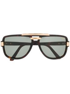 Cazal lunettes de soleil à monture oversize - Marron