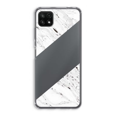 Biggest stripe: Samsung Galaxy A22 5G Transparant Hoesje