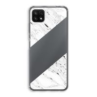 Biggest stripe: Samsung Galaxy A22 5G Transparant Hoesje