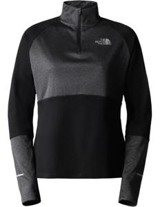 The North Face 1/4 Zip Run Heren Fleece Tnf Black-Asphalt Grey Light Heather M