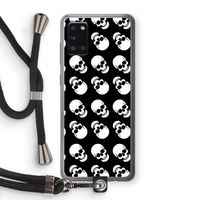 Musketon Skulls: Samsung Galaxy A31 Transparant Hoesje met koord