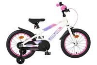 Volare lily kinderfiets - meisjes - 16 inch - wit roze paars