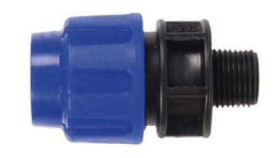 Kirchhoff PP overgangsstuk, 32 mm x 1"ET, klemkoppeling voor HDPE - 984842317