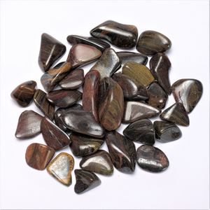 Tijgerijzer Trommelstenen AA Kwaliteit (± 250 gram - ± 2-3 cm)