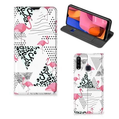 Samsung Galaxy A20s | Hoesje maken | Flamingo Triangle