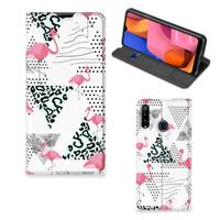 Samsung Galaxy A20s | Hoesje maken | Flamingo Triangle