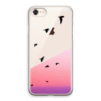 Fly away: iPhone 8 Transparant Hoesje