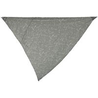 Schaduwdoek/zonnescherm driehoek grijs 3 x 3 x 3 meter
