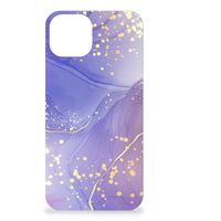 Hoesje maken voor Apple iPhone 14 Watercolor Paars