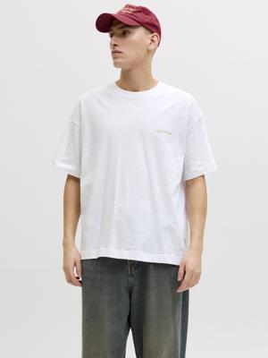 Jack & Jones Jormontauk Back Graphic Tee Sscn Ea26 Sn Print T-shirts 4950240 Bright White W. Bandana