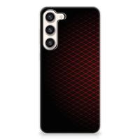 Samsung Galaxy S23 Plus | TPU bumper | Geruit Rood