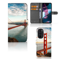 Motorola Edge 30 Pro Flip Cover Golden Gate Bridge