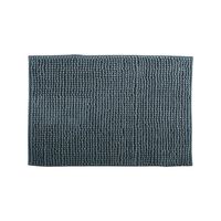 MSV Badkamerkleed/badmat tapijtje voor op de vloer - donkergrijs - 50 x 80 cm - Microvezel - Badmatjes - thumbnail