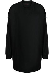 Simone Rocha t-shirt en jersey et coton mélangés - Noir