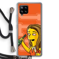Jamie Lee Simpson: Samsung Galaxy A42 5G Transparant Hoesje met koord