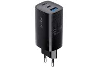 Havit UC20 - GaN 65 W reislader met drie poorten, zwart