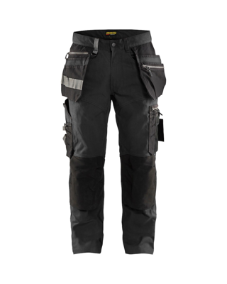 Blåkläder Werkbroek met stretch 15901343 | Donkergrijs/Zwart | Maat 54 - 7330509667231