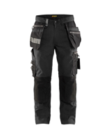 Blåkläder Werkbroek met stretch 15901343 | Donkergrijs/Zwart | Maat 62 - 7330509667279