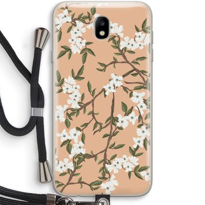 Blossoming spring: Samsung Galaxy J7 (2017) Transparant Hoesje met koord