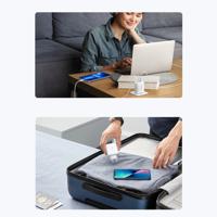 Ugreen CD275 Netlader met kabel 2× USB Type-C / USB 65W Wit