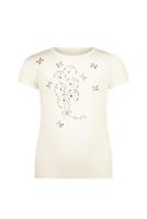 Le Chic Zomer t-shirt meisjes Ivoor wit - artwork - Nommy