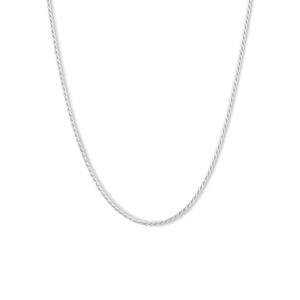Ketting Koordschakel zilver 1,7 mm 40 + 4 cm