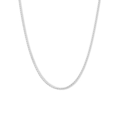 Ketting Koordschakel zilver 1,7 mm 40 + 4 cm