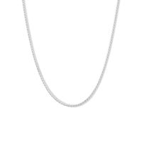Ketting Koordschakel zilver 1,7 mm 40 + 4 cm
