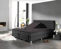 Dreamhouse Splittopper Katoen Hoeslaken Antraciet 140 x 200 cm