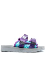 Suicoke Moto-Cab touch-strap sandals - Violet