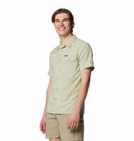 Columbia Tech Trail™ Utility Printed Woven SS Shirt Heren Safari Blazing M