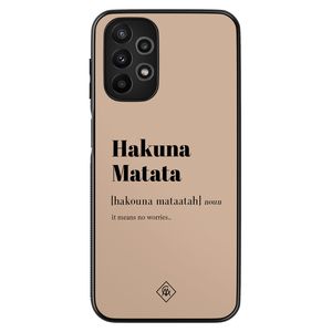Samsung Galaxy A13 4G hoesje - Hakuna matata