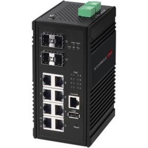 Edimax IGS-5408P netwerk-switch Managed Gigabit Ethernet (10/100/1000) Zwart Power over Ethernet (Po