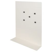Duraline Staal Magneetbord Wit 40x60x12,5cm wordt vertaald naar: