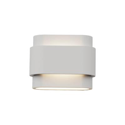 Artdelight Wandlamp Metz L 20 cm gips wit