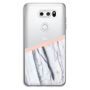 A touch of peach: LG V30 Transparant Hoesje